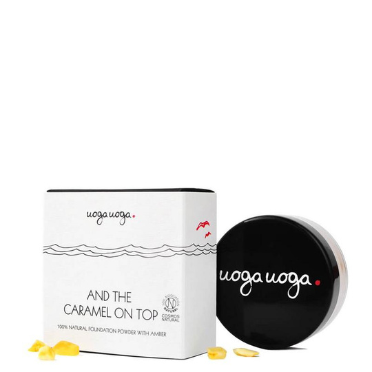 Uoga Uoga Foundation powder and the caramel on top 804 (8 Gram)