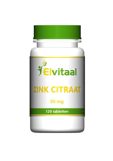 Elvitaal/elvitum Zink citraat 50mg (120 Tabletten)