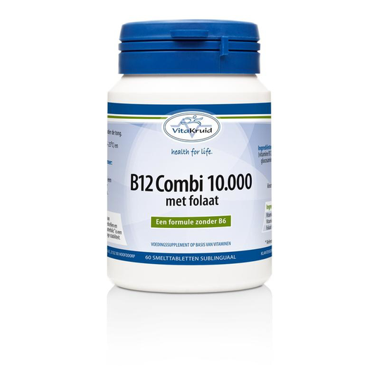 Vitakruid B12 Combi 10.000 met folaat (60 Tabletten)