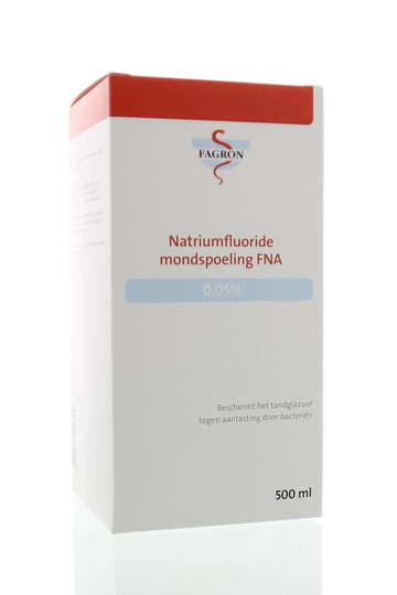 Fagron Natriumfluoride mondspoeling 0.05% (500 Milliliter)