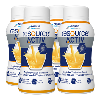 Nestlé Resource Activ Tropische Vanille | 4 x 200 ml