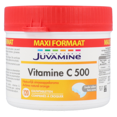 Juvamine Vitamine C 500 | 120 kauwtabletten
