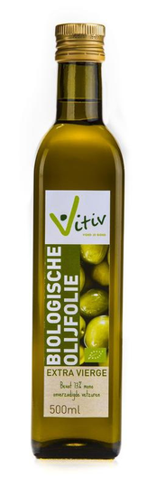 Vitiv Olijfolie Spaans extra virgin bio (500 Milliliter)