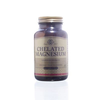 Solgar Chelated Magnesium | 100 tabletten