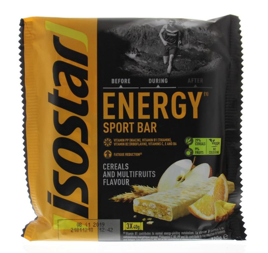 Isostar Reep fruit 3 x 40 gram (1 Stuks)