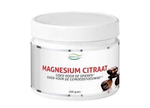 Nutrivian Magnesium citraat 200 mg poeder (200 Gram)