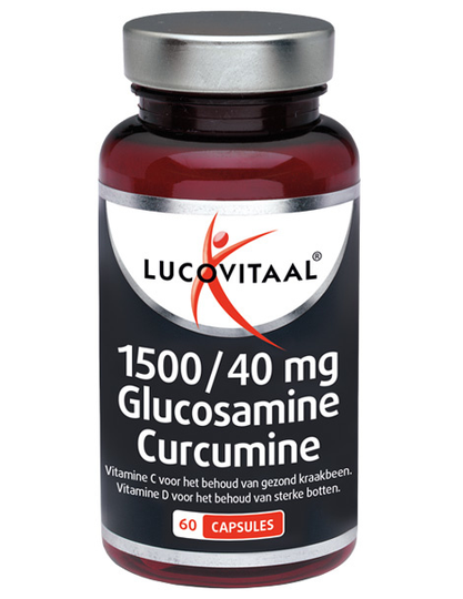 Lucovitaal Glucosamine & curcumine 1500/40mg (60 Capsules)
