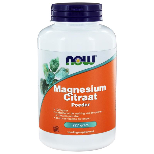 NOW Magnesium citraat poeder (227 gr)