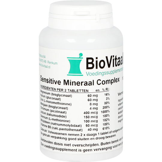 Sensitive Mineraal complex