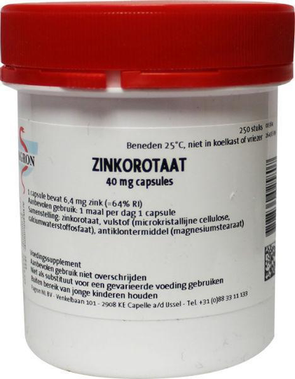 Fagron Zink orotaat 40mg (250 Capsules)