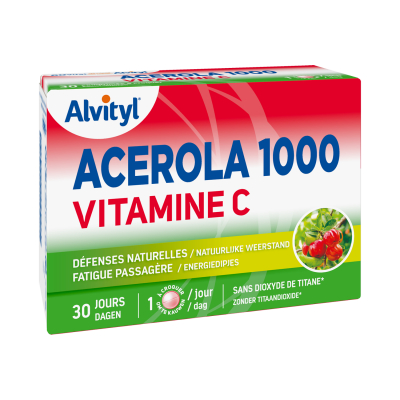 Alvityl Acerola 1000 Vitamine C | 30 kauwtabletten