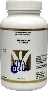 Vital Cell Life Magnesium citraat 80 mg poeder (100 Gram)