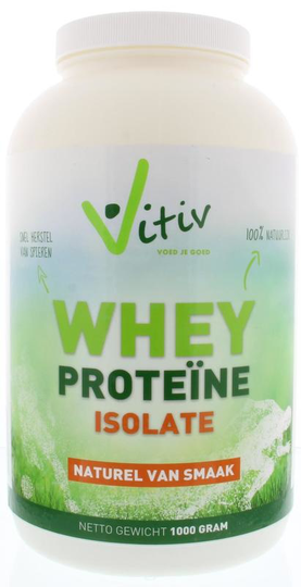 Vitiv Whey proteine isolaat (1 Kilogram)