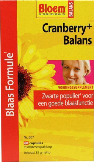 Bloem Cranberry+ balans (60 Capsules)