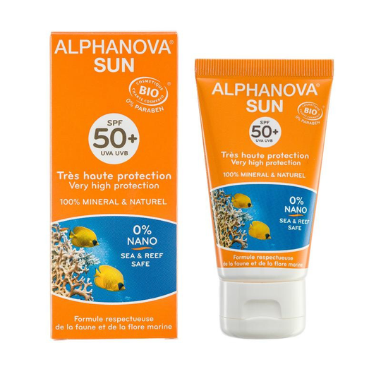 Alphanova Sun Sun gezichtscreme SPF50 vegan (50 Gram)