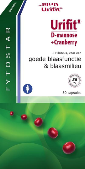 Fytostar Urifit D mannose + cranberry (30 Capsules)