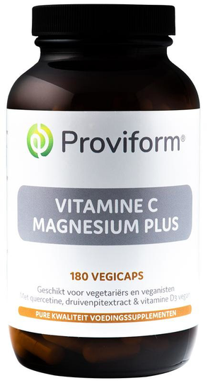 Proviform Vitamine C magnesium plus quercetine D3 (180 Vegetarische capsules)