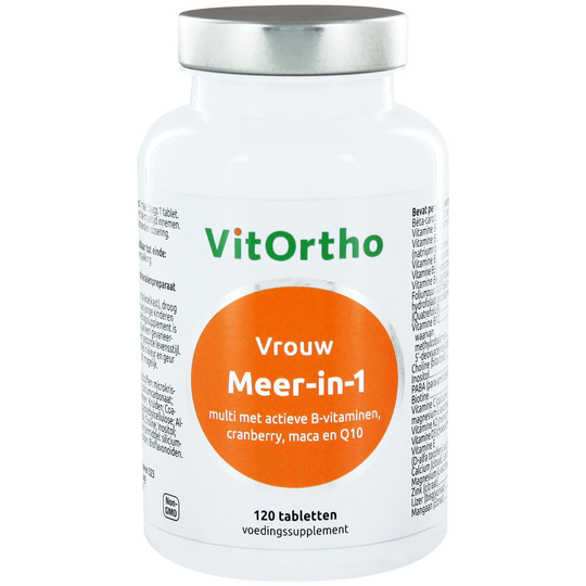 Meer-in-1 Vrouw (120 tabs) - VitOrtho
