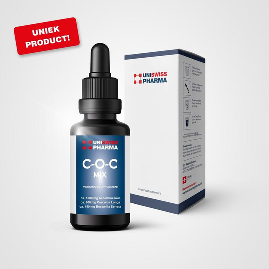 Uni Swiss-Pharma C-O-C mix Curcumine, Olibanum en Vitamine C (30 Milliliter)