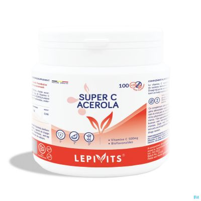 Lepivits Super C Acerola | 100 + 25 kauwtabletten