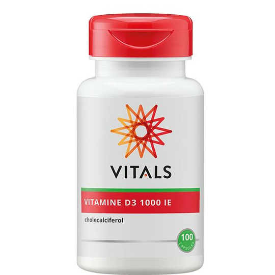 Vitals Vitamine D3 1000IE (100 Capsules)