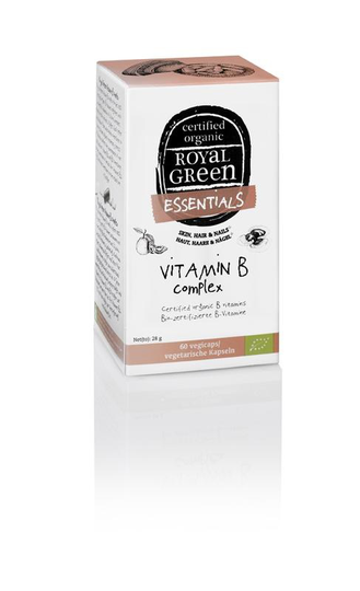 Royal Green Vitamine B complex bio (60 Vegetarische capsules)