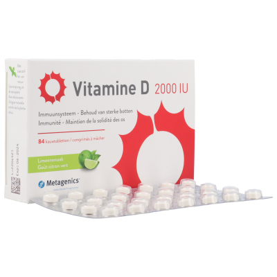 Vitamine D 2000 IU | 84 kauwtabletten