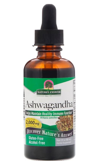 Ashwagandha, Alcohol-Free (60 ml) - Nature's Answer