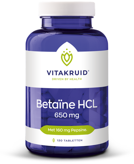 Betaine HCL 650 mg pepsine 160 mg