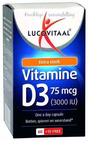 Lucovitaal Vitamine D3 75mcg (70 Capsules)