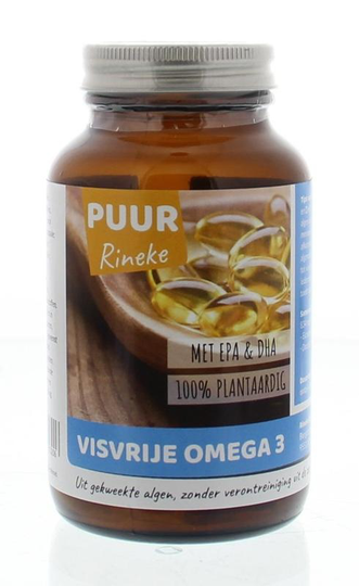 Puur Rineke Visvrije omega 3 bio (60 Capsules)