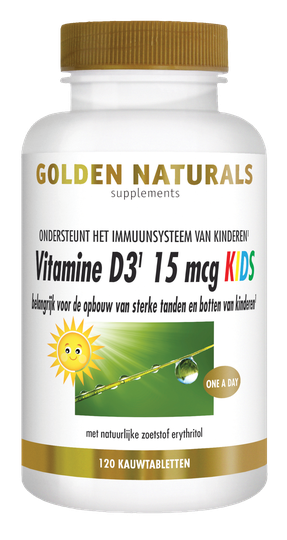 Golden Naturals Vitamine D3 15 mcg KIDS