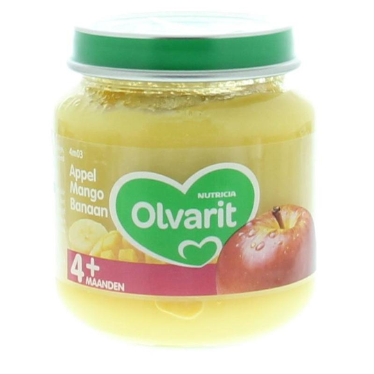 Olvarit Appel mango banaan 4M03 (125 Gram)