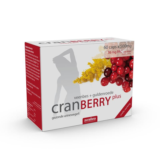 Purasana Cranberry plus/canneberge (60 Capsules)