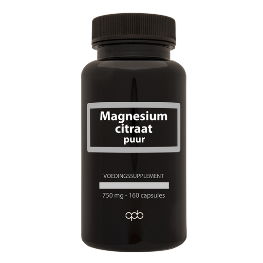 APB Holland Magnesium citraat puur 750 mg (160 caps)