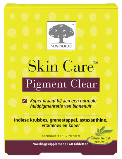 New Nordic Skin care pigment clear (60 Tabletten)
