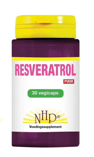 NHP Resveratrol 250 mg puur (30 Vegetarische capsules)