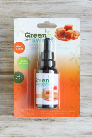 Green Sweet Vloeibare stevia caramel (30 Milliliter)