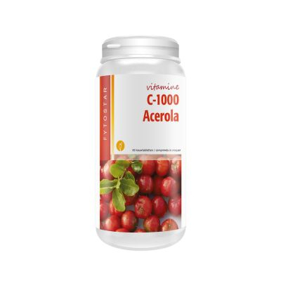 Fytostar Vitamine C-1000 Acerola | 60 kauwtabletten