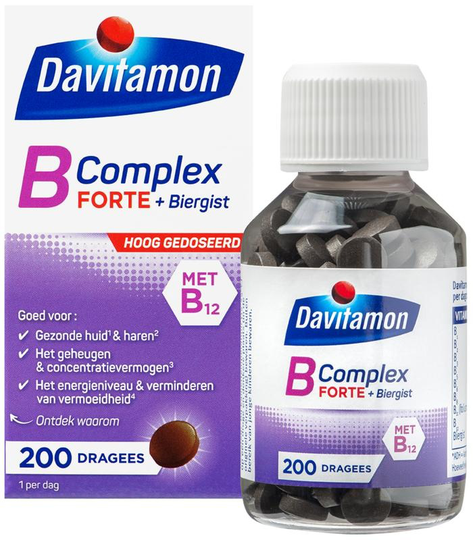 Davitamon Vitamine B complex forte (200 Dragees)
