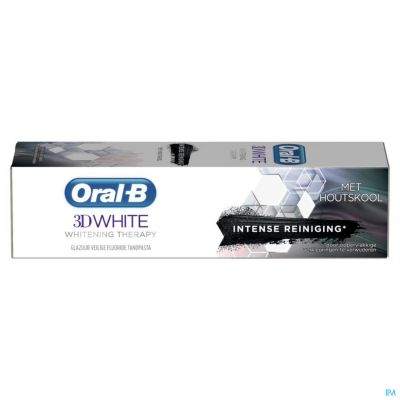 Oral-B 3D White Whitening Therapy Tandpasta Houtskool | 75 ml