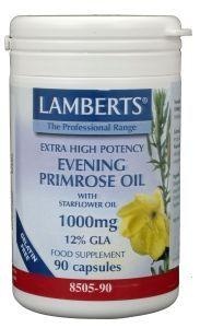Lamberts Teunisbloem met borageolie 1000mg (90 Capsules)