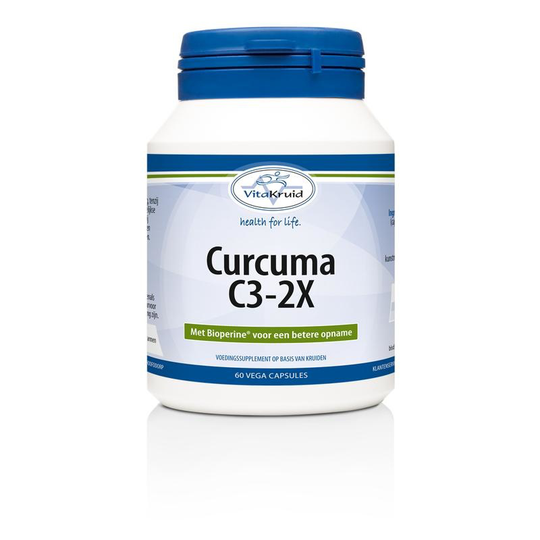 Vitakruid Curcuma C3 2X (60 Vegetarische capsules)