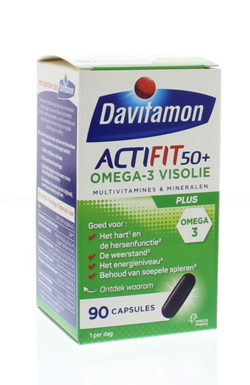 Davitamon Actifit 50+ omega 3 (90 Capsules)