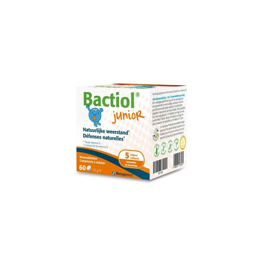 Metagenics Bactiol junior chew (60 Kauwtabletten)