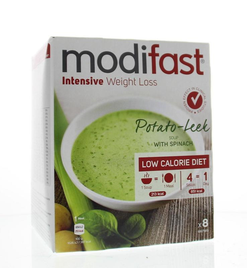 Modifast Soep prei aardappel 8 stuks (440 Gram)