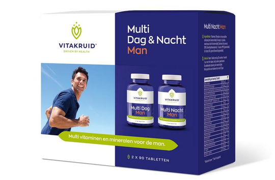 Vitakruid Multi dag & nacht man 2 x 90 (180 Tabletten)