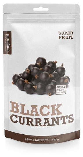 Purasana Zwarte bessen/cassis vegan (200 Gram)