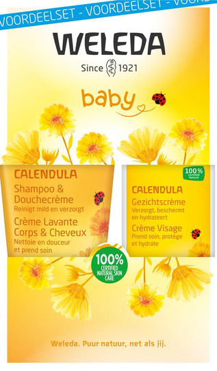 Calendula baby gezichtscreme voordeelset