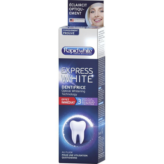 Rapid White Express white tandpasta (75 Milliliter)